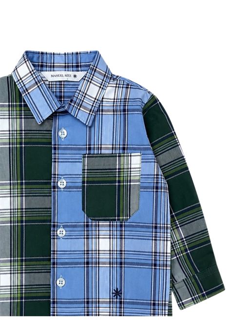 Camicia neonato multicolor in cotone Manuel Ritz | 4481MULTICOLOR